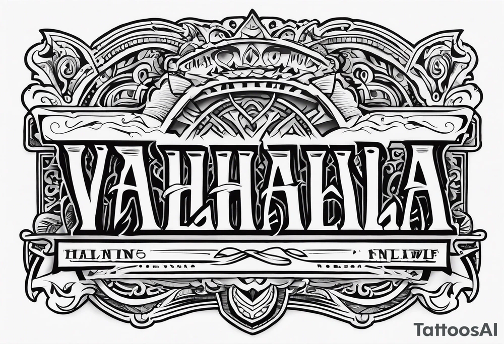 Valhalla tattoo idea