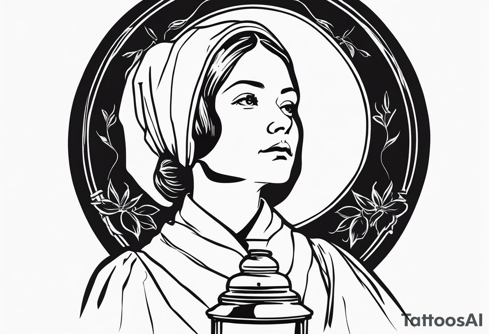 Lady with the Lamp Florence nightingale tattoo idea