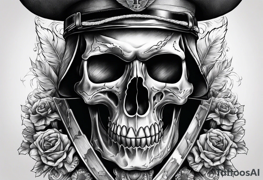 Memento mori military tattoo tattoo idea