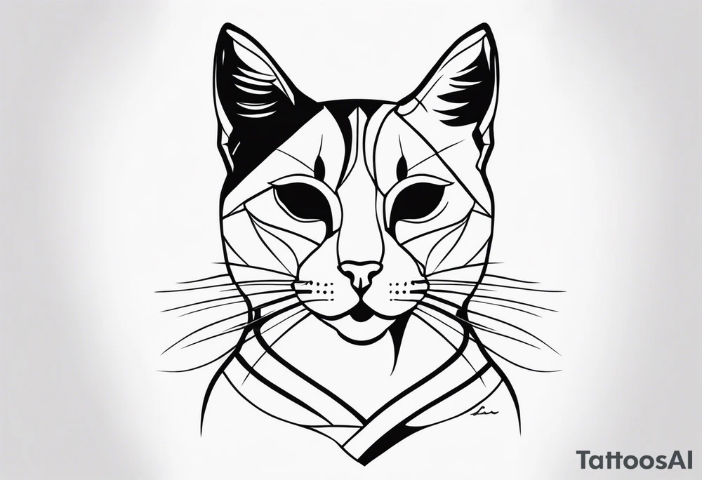 Irmãos amor carinho gato tattoo idea