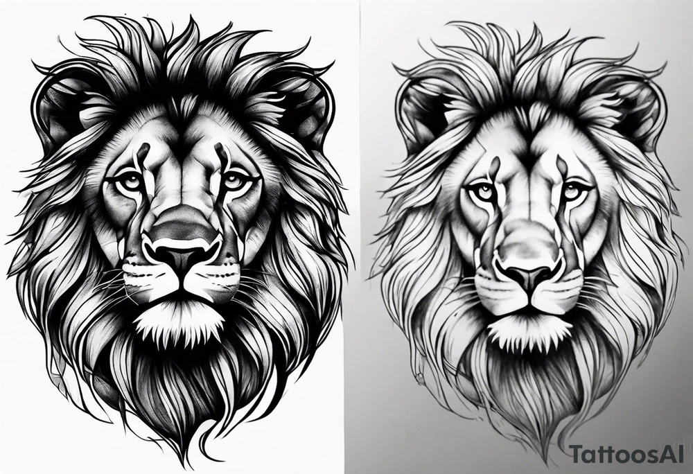 Lion tattoo tattoo idea