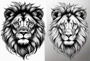 Lion tattoo tattoo idea