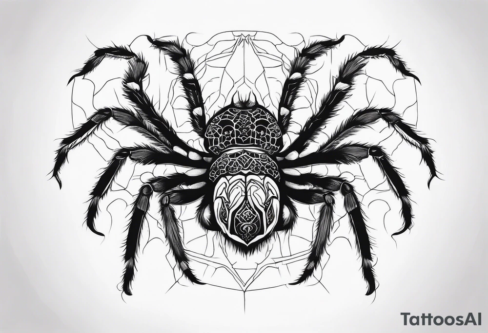 Tarantula tattoo idea