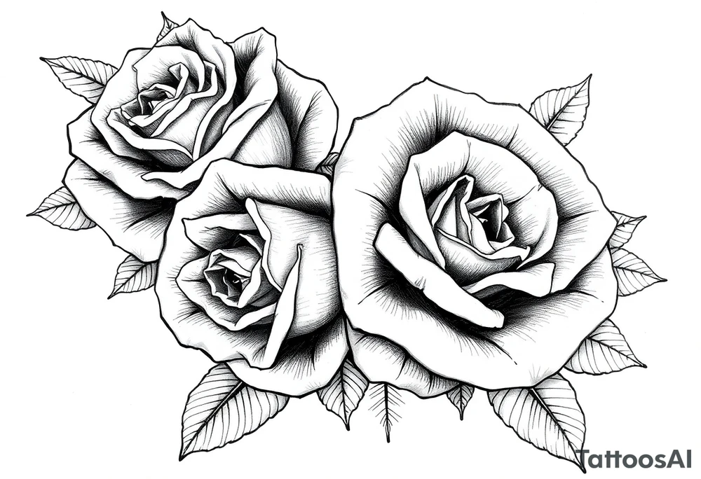 roses tattoo idea