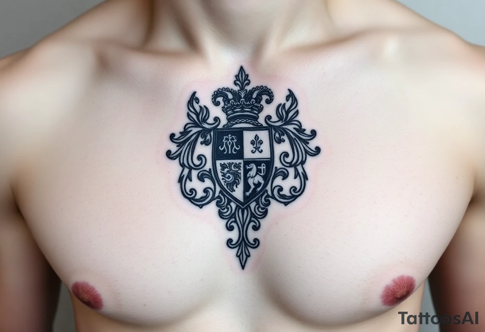 Smith, Irish family crest very intricate tattoo idea