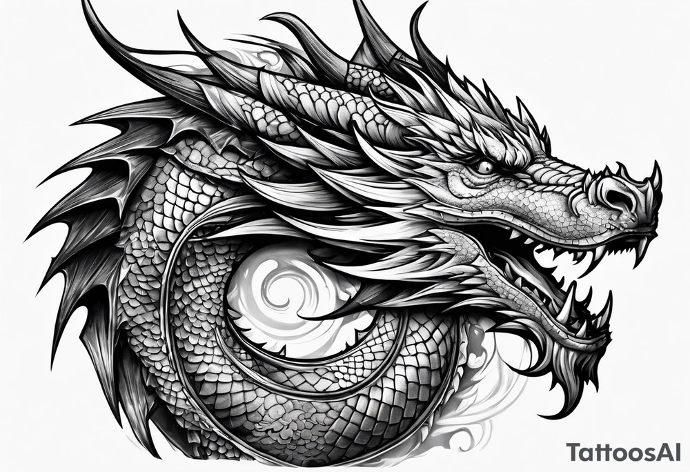 A dragon tattoo idea