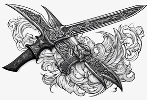 Klingon weapon tattoo idea