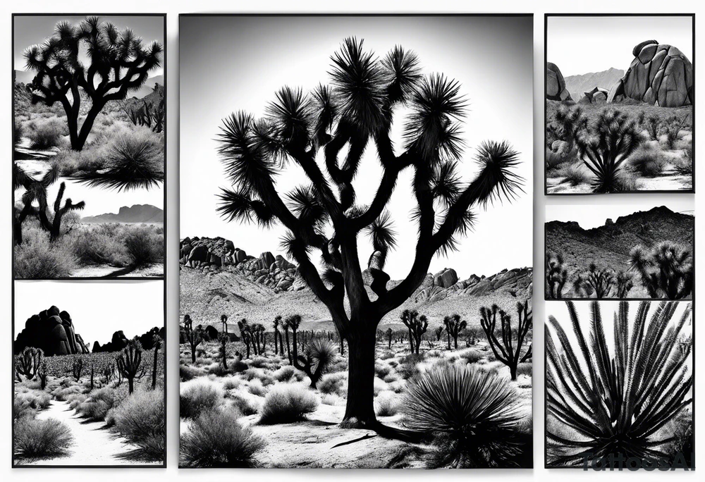 Joshua tree national park, forearm tattoo idea