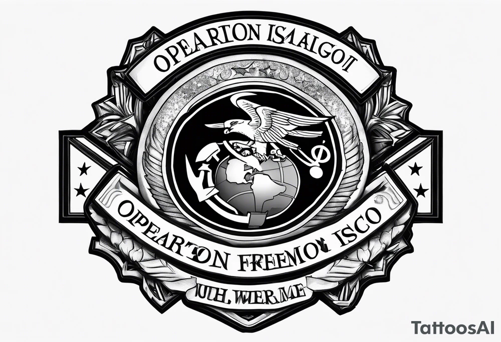 Operation Iraqi freedom usmc tattoo idea