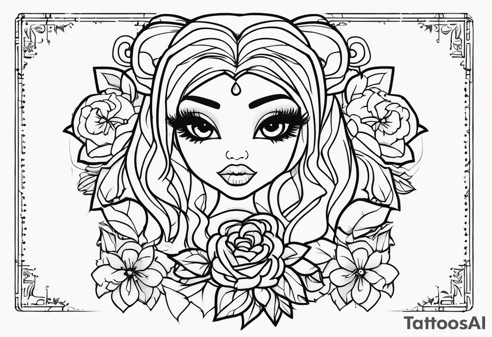 Bratz doll tattoo idea