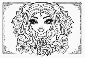 Bratz doll tattoo idea