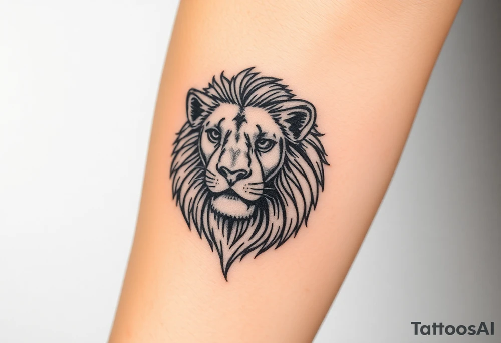 lion tattoo idea