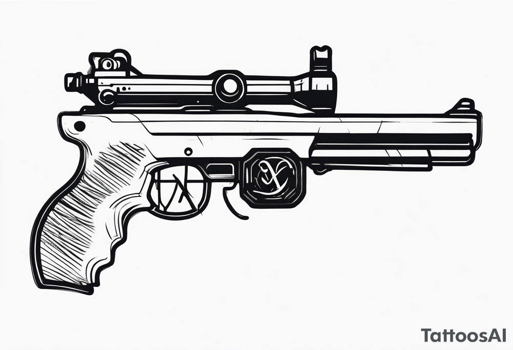 capricorn with sunglasses and a gun tattoo idea