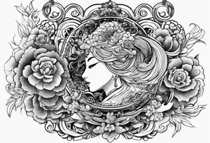 Chinese wall, realistic, art, sideview
,outlines tattoo idea