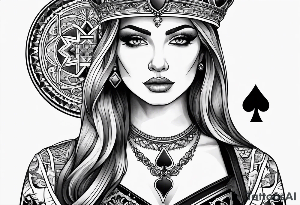 The Queen of Spades tattoo idea
