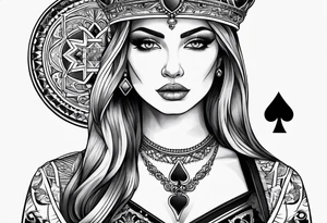 The Queen of Spades tattoo idea