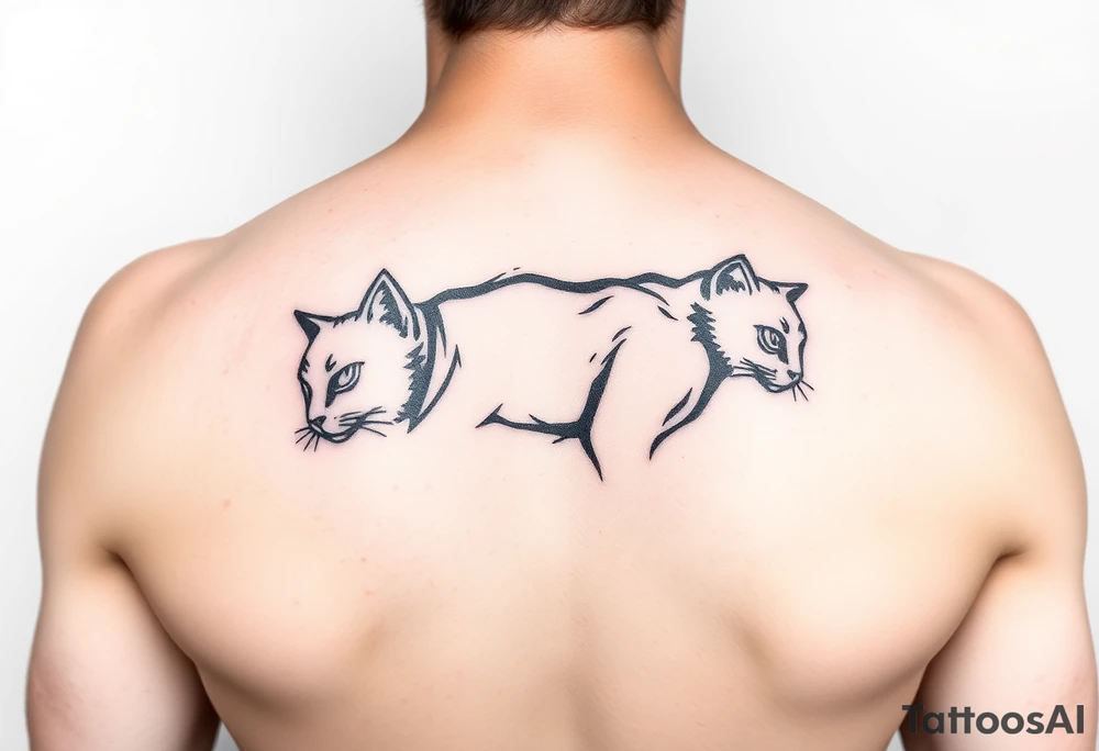 Black Cat tattoo idea