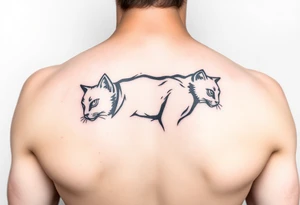 Black Cat tattoo idea
