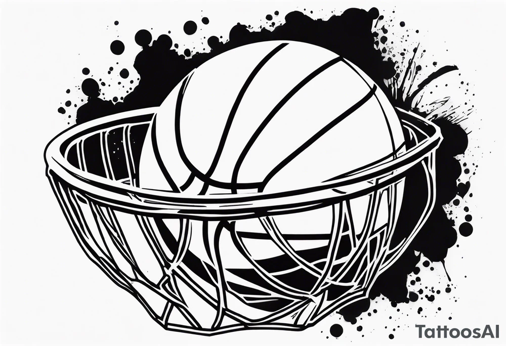 Basketball tattoo idea