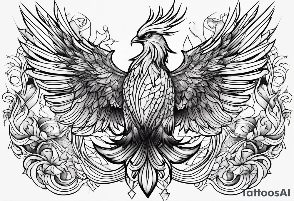 phoenix tattoo idea