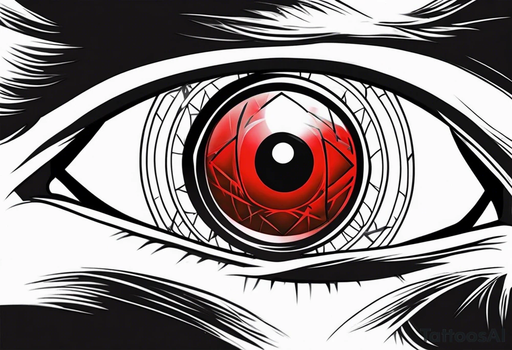 Sharingan eyes tattoo idea