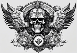 VICTORY OR VALHALLA tattoo idea