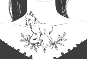 Big bad wolf nursery ryhme tattoo idea