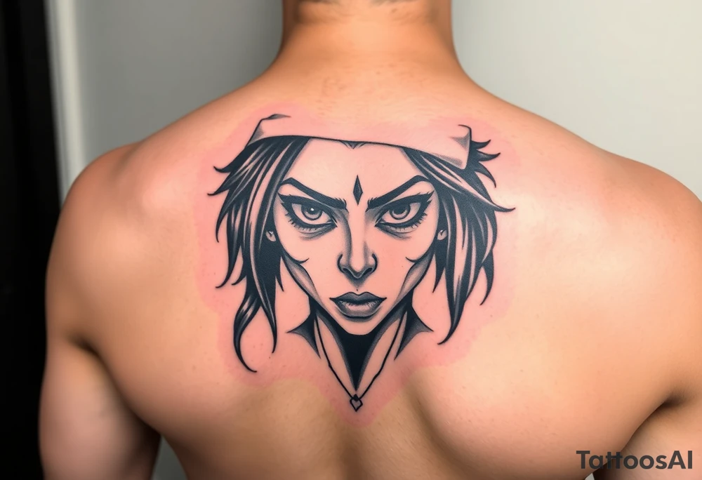 Gangsta sadgirl tattoo idea