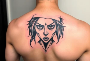 Gangsta sadgirl tattoo idea