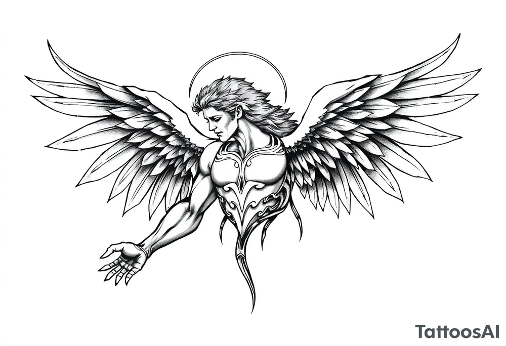 Archangel raphael tattoo idea