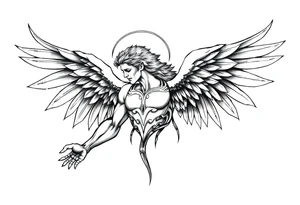 Archangel raphael tattoo idea