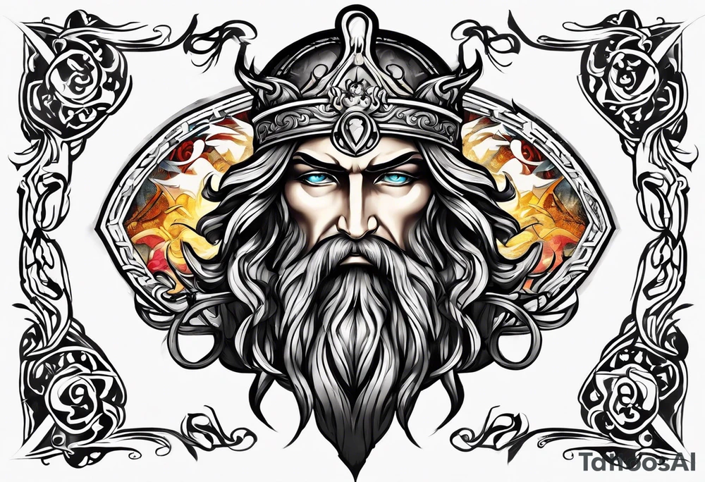 greek god tattoo idea