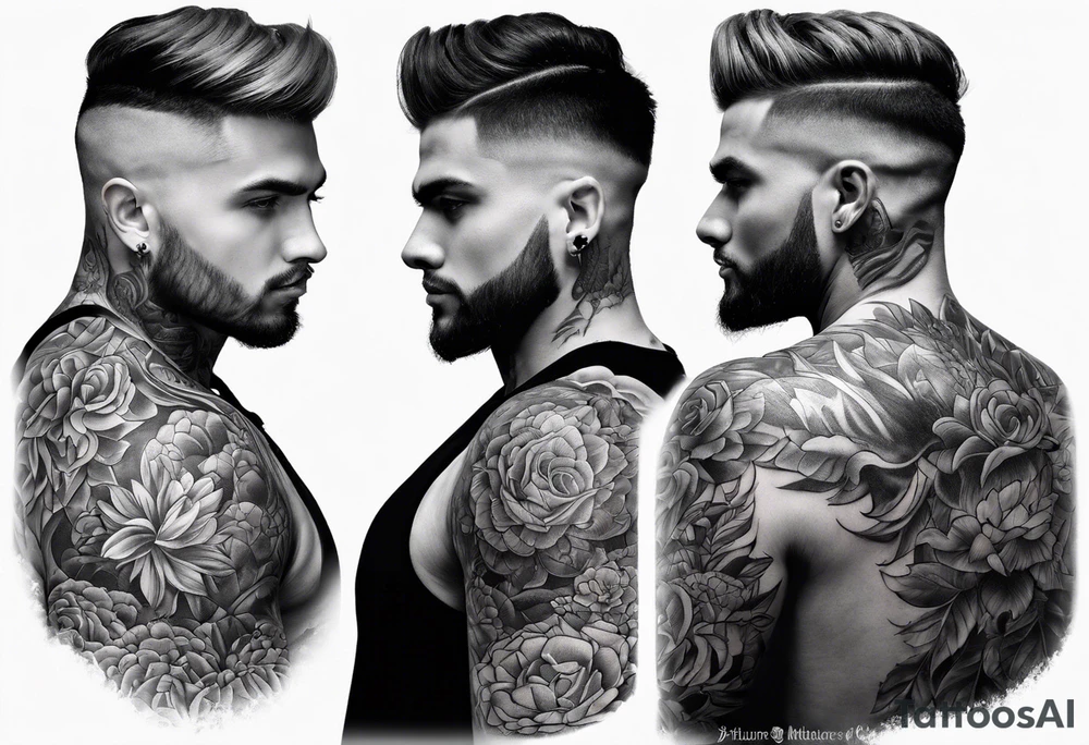 full sleeve for men tattoo idea