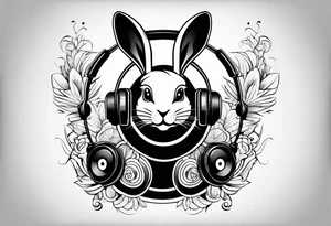 dj BUNNY tattoo idea