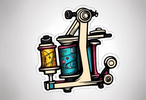 Tattoo machine tattoo idea