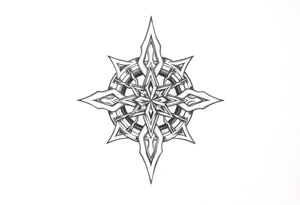 Celtic star tattoo idea