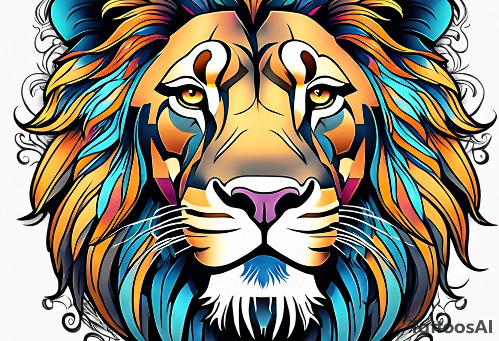 Lion tattoo idea