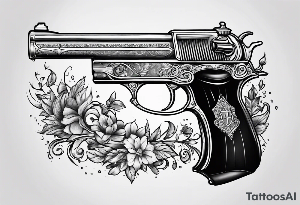 harry potter shooting gun tattoo idea