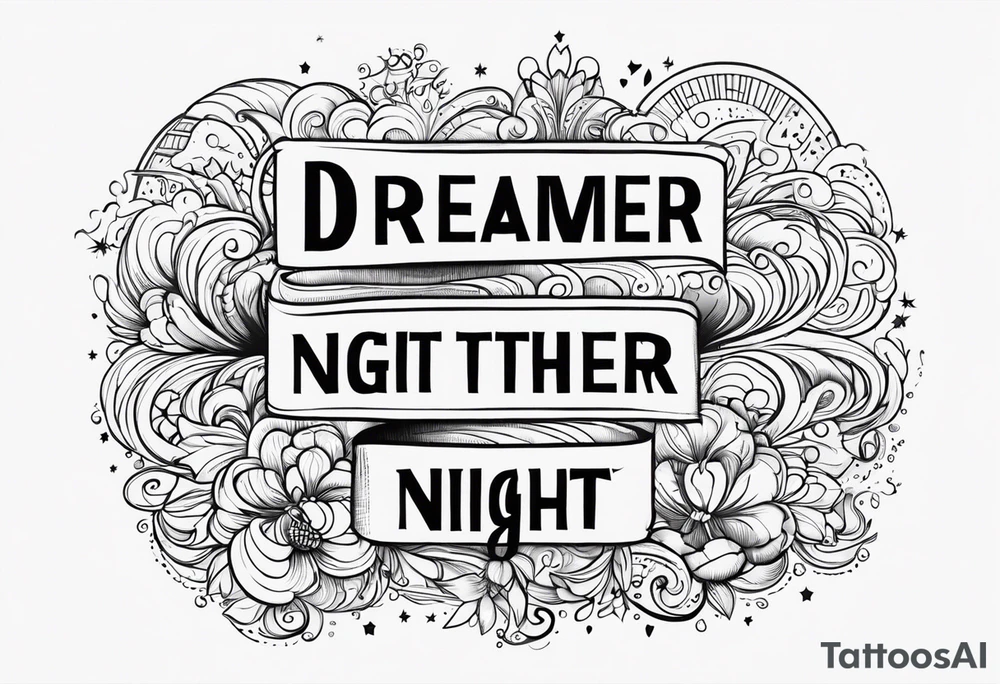 day dreamer night thinker tattoo idea