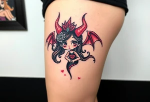 Queen of hell tattoo idea