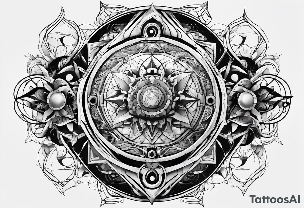 Geometric tattoo idea