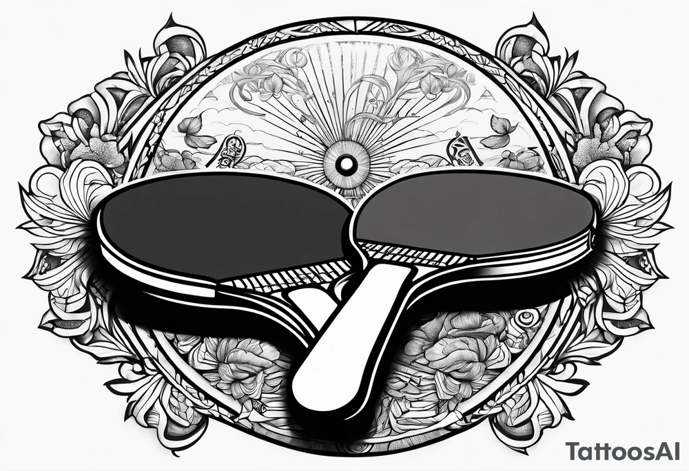 Ping pong tattoo idea