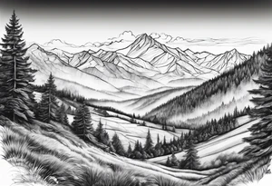 Bergpanorama, Himmelstreppe, herz tattoo idea