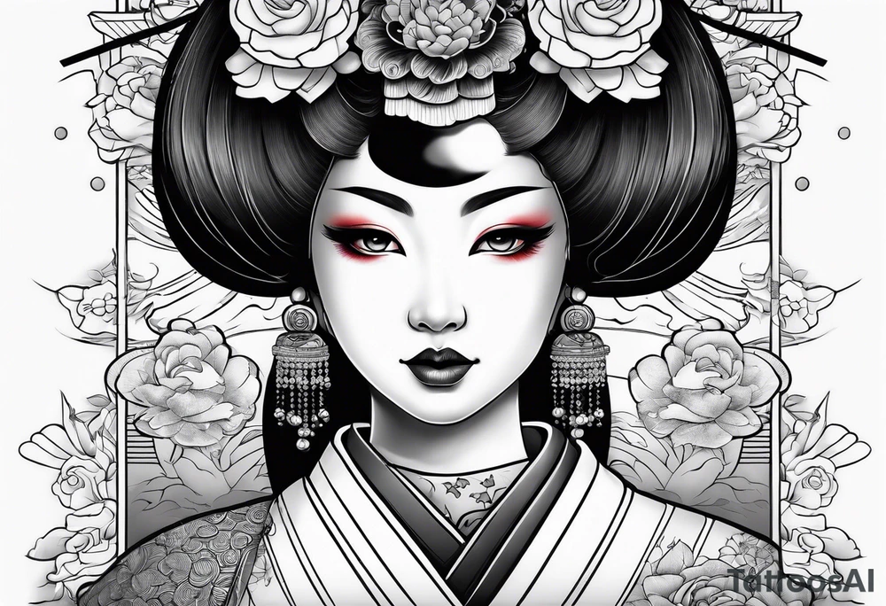Geisha tattoo idea