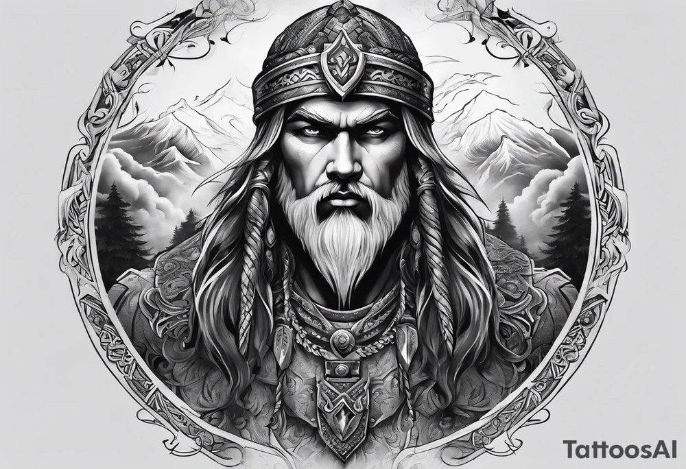 Valhalla mist fog tattoo idea