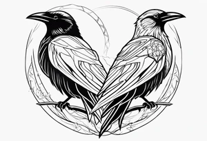 Hugin and Munin tattoo idea