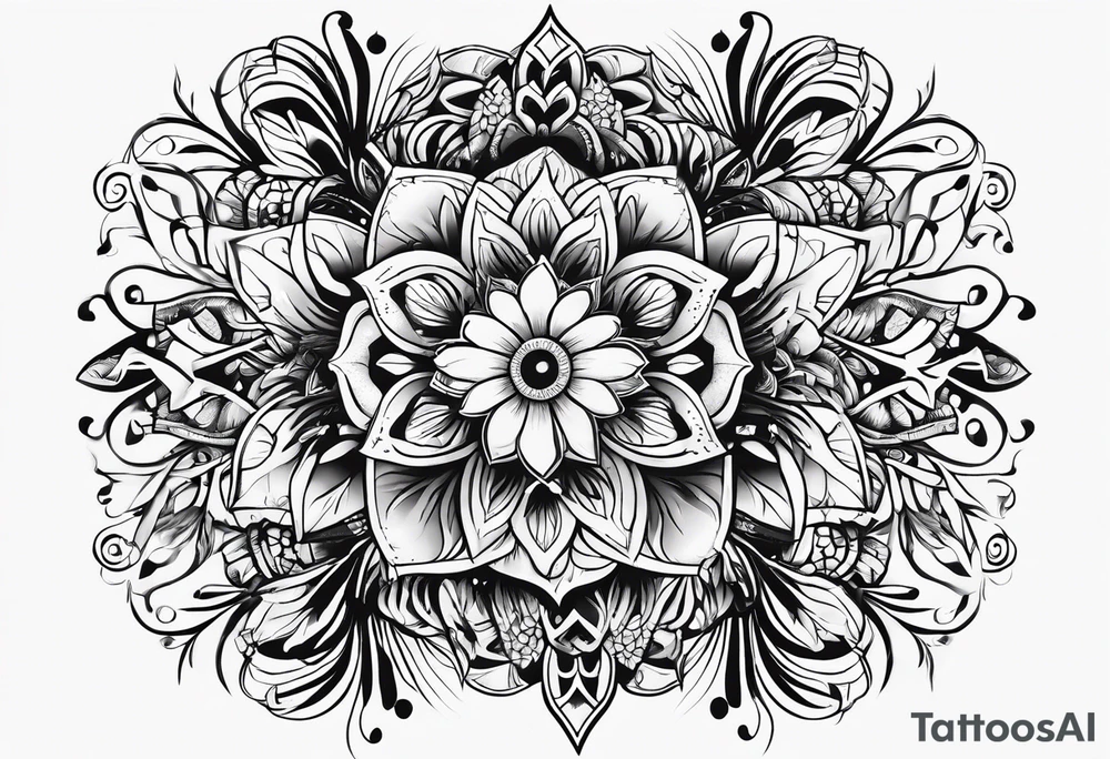 Buttcheeks tattoo idea