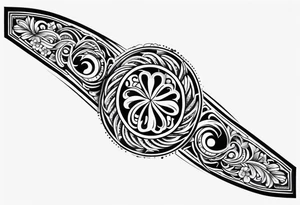 traditional hawaiian arm band tattoo idea