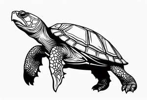 Wise Turtle tattoo idea