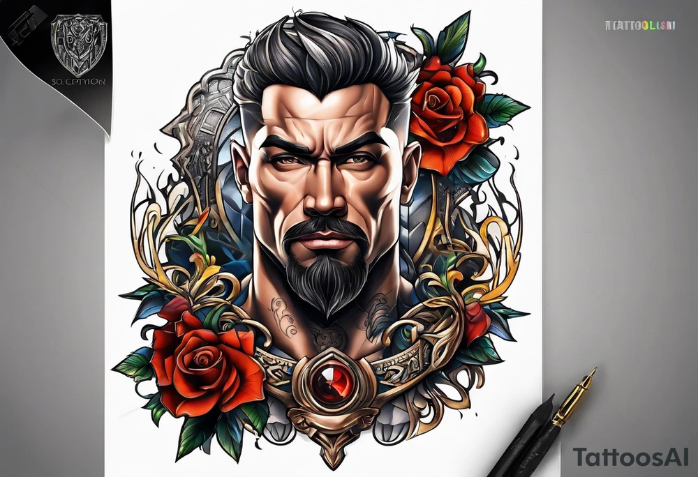 Bodybuilding tattoo idea